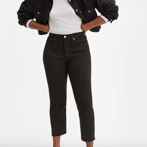 Levi's Black Wedgie Straight Jeans